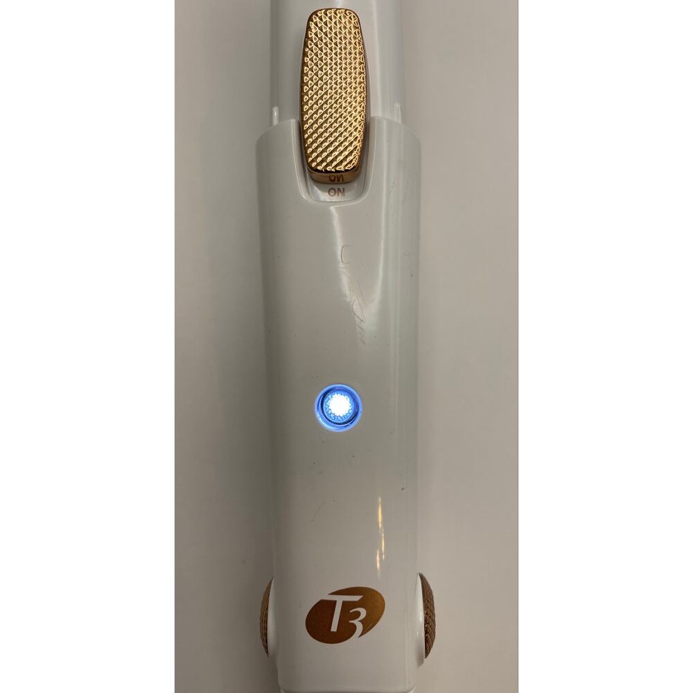 T3 Micro SinglePass Compact Travel Flat Iron 77500 White Rose Gold w/ Heat Cap - Picture 6 of 7